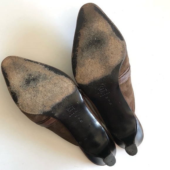 Via Spiga Suede Mary Jane Mules - Picture 11 of 15
